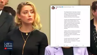 ‘I’m Sad I Lost This Case’: Amber Heard Statement Calls Verdict a ‘Setback’ for Women