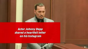 Johnny depp posts emotional Instagram letter I MARCA