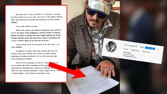 Johnny depp posts emotional Instagram letter then signs it... ????????