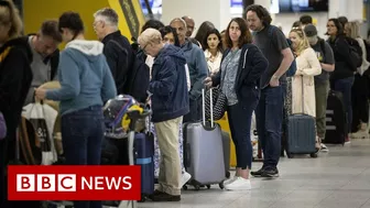 Holidaymakers facing travel disruption as flights cancelled at UK airports – BBC News