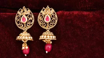 earrings latest models | light weight daily wear gold earrings | gold earrings | new gold designs????