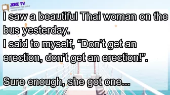 SUPER FUNNY JOKES DAILY | JOKES TO TEARS - I Saw Beautiful Thai Woman And... 6.1.2022 / 1.6.2022