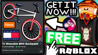 FREE ACCESSORY! HOW TO GET TJ Wearable BMX Backpack! (ROBLOX Tommy Play Event)