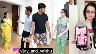 Non Stop Trending Funny Videos Compilation | Vijay and Vaishu #vijayandvaishu #shorts #comedy