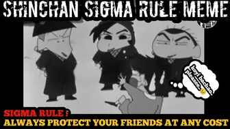 Shinchan sigma rule | Shinchan sigma rule meme compilation | Shinchan sigma rule meme | part v1