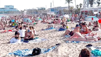 Barcelona beach walk / beach Sant Miquel ????️????????Spain best beaches