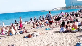 Barcelona beach walk / beach Sant Miquel ????️????????Spain best beaches