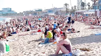 Barcelona beach walk / beach Sant Miquel ????️????????Spain best beaches