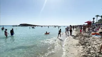 IBIZA Beach Summer - Beautiful Beach of Nissi Enjoy Walking 4k Video Near The Sea