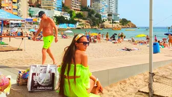 BENIDORM???????????? RINCÓN LEVANTE BEACH 3 JUNE 2022 Costa Blanca Spain Walking Tour 4K