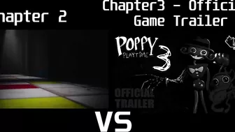 Poppy Playtime Chapter 2 Trailer vs. Poppy Playtime Chapter 3 - OFFICIAL GAME TRAILER - Comparison