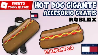 CONSIGUE HOT DOG GIGANTE GRATIS en ROBLOX | EVENTO ROBLOX TOMMY HILFIGER