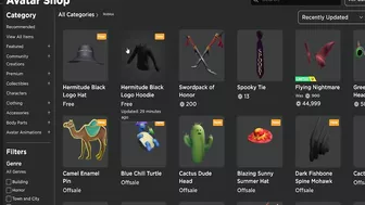 FREE ACCESSORIES! HOW TO GET Hermitude Black Logo Hat & Hoodie! (ROBLOX Hermitude Listening Party)