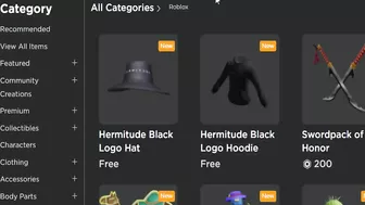 FREE ACCESSORIES! HOW TO GET Hermitude Black Logo Hat & Hoodie! (ROBLOX Hermitude Listening Party)