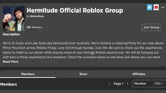 FREE ACCESSORIES! HOW TO GET Hermitude Black Logo Hat & Hoodie! (ROBLOX Hermitude Listening Party)