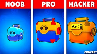 NOOB vs PRO vs HACKER!☘️???? - Brawl Stars (concept)