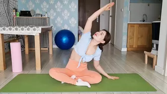 Stretching yoga