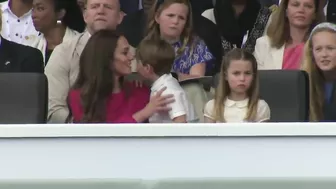 Mischievous Louis Can't Contain Himself at Jubilee Pageant