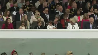 Mischievous Louis Can't Contain Himself at Jubilee Pageant