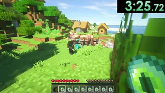 Speedrunning Minecraft but I enslave villagers