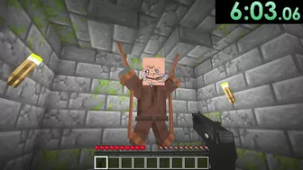 Speedrunning Minecraft but I enslave villagers