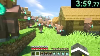 Speedrunning Minecraft but I enslave villagers