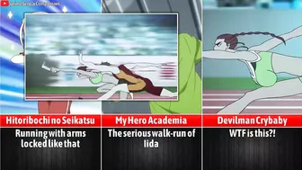 Weirdest Runs in Anime I Different Anime Runs I Anime Senpai Comparisons