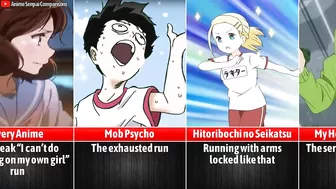 Weirdest Runs in Anime I Different Anime Runs I Anime Senpai Comparisons