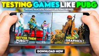 Trying *REALISTIC* Games ???? Like PUBG MOBILE Under 1 Minutes! [HINDI]