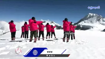 ITBP Creates New Record By Performing Yoga At 22K Feet | Uttarakhand | V6 News