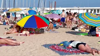 Sitges beach walk/ Walking Spain best beaches ????️????????