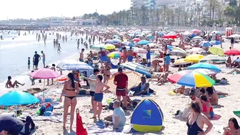 Sitges beach walk/ Walking Spain best beaches ????️????????