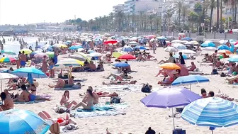 Sitges beach walk/ Walking Spain best beaches ????️????????