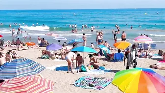 Sitges beach walk/ Walking Spain best beaches ????️????????