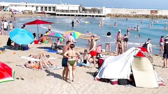 Sitges beach walk/ Walking Spain best beaches ????️????????