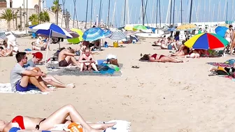 Sitges beach walk/ Walking Spain best beaches ????️????????