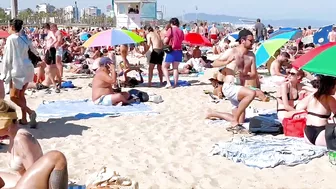 Barcelona beach walk 2022/ beach Bogadell