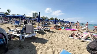 IBIZA Beach Summer - Beautifu Beach Fig Tree Cyprus Sandy Beach Sunny Walking 4k