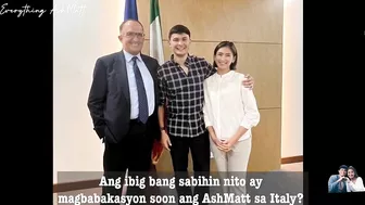 Matteo at Sarah Bumisita sa Italian Embassy. Para sa Travel na Kaya??