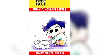 Why Ai-chan likes only shinchan in shinchan anime series | #shorts #freefacts #shinchan