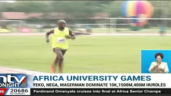 Africa University games Ugandan, Yeko Dismas wins mens' 10K metres race