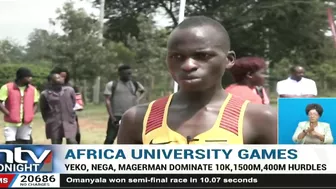 Africa University games Ugandan, Yeko Dismas wins mens' 10K metres race