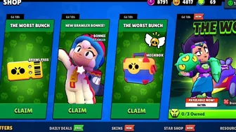 WORST BUNCH GIFTS!!!???????????? Brawl Stars GIFTS ???? and Opening Free mega Box????!