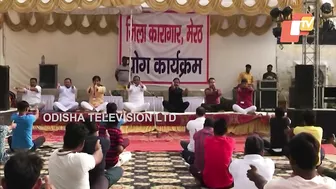 Meerut jail administration organises yoga camp for inmates