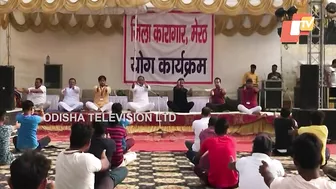 Meerut jail administration organises yoga camp for inmates