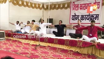 Meerut jail administration organises yoga camp for inmates