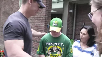 John Cena meets teen who fled Ukraine