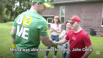 John Cena meets teen who fled Ukraine