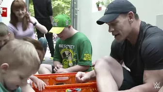 John Cena meets teen who fled Ukraine