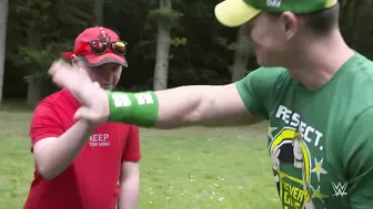 John Cena meets teen who fled Ukraine